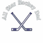 All Star Hockey Dad Embroidered Polo Shirt