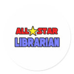 All Star Librarian stickers