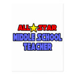 All Star Middle School Teacher Post Card