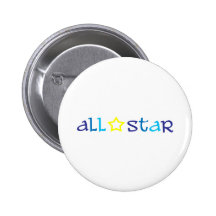 All Star Pinback Button