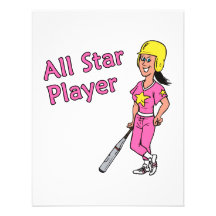 All Star Player - Girl Custom Announcements