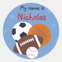 All-Star Round Sticker