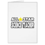All Star Science Teacher Greeting Cards