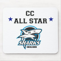All Star Sharks Mousepad
