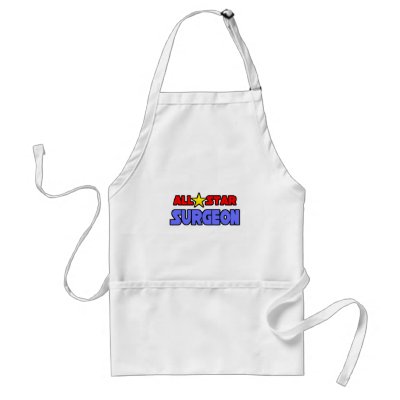 All Star Surgeon Apron by SurgeonShirts