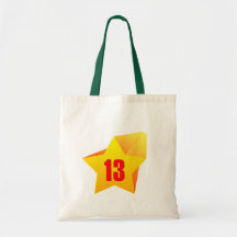 All Star Thirteen years old! Birthday Tote Bags