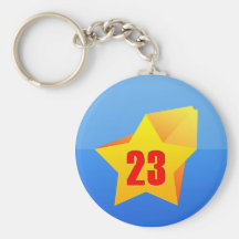 All Star Twenty Three years old! Birthday Keychain