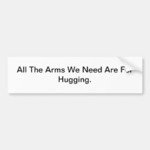 All the arms bumper sticker