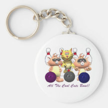 All The Cool Cats Bowl Key Chain