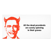 All the dead presidents are spinning in their grav photo greeting card