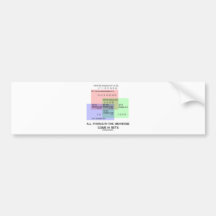 All Things In The Universe Come In Sets Bumper Sticker