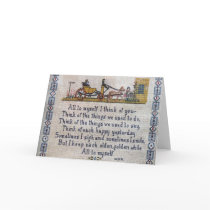 All To Myself I Think of You Card