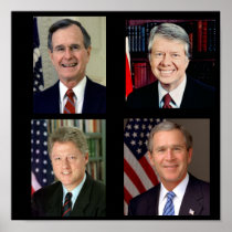 All Together /George H. W. Bush/Bill Clinton Posters