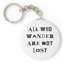 All Who Wander Keychain