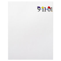 All who were lost 9-11-01 customized letterhead