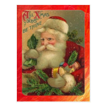 All Xmas Joys Be Thine Postcards