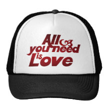 All you Need is Love Hats