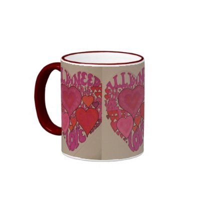 All You Need Is Love Heart Mug by pmoore