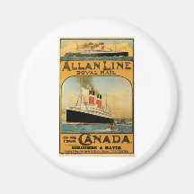 Allan Line Fridge Magnets