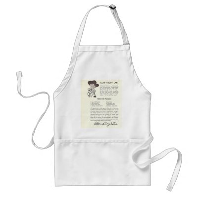 Allan "Rocky" Lane Buttermilk Pancake Recipe Apron by Jakestuff