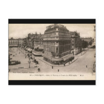 Allees de Tourny, Bordeaux, France Vintage Postcard