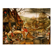 Allegory of Autumn Postcard