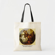 Allegory Of Poetry And Music. By Angelika Kauffman Canvas Bags