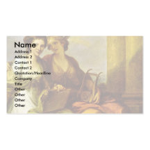 Allegory Of Poetry And Music. By Angelika Kauffman Business Cards