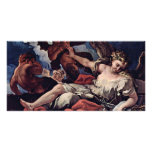 Allegory Of The Arts,  By Ricci Sebastiano Customized Photo Card