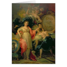 Allegory of the City of Madrid, 1810 Cards