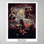Allegory Of Tuscany By Sebastiano Ricci Print