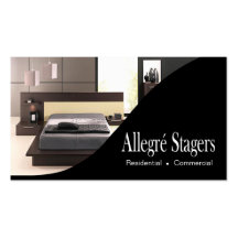 Allegré Stagers Home Staging Interior Design Business Card Templates