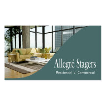 Allegré Stagers Home Staging Interior Design Business Card Templates