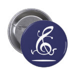 Allegro Clef Pinback Buttons