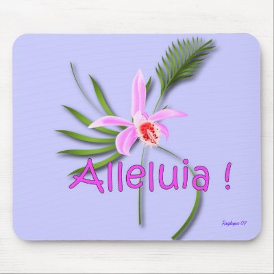 Alleluia Mouse Mats by ragtops