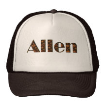 ALLEN Name-Branded Personalised Fashion Cap Hats