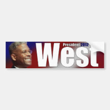 Allen West for President - 2012 Bumper Sticker