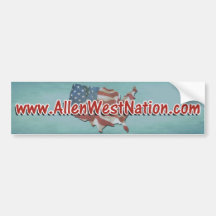 AllenWestNation.com Bumper Stickers