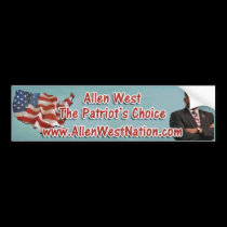 AllenWestNation.com bumper stickers