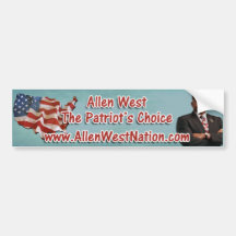 AllenWestNation.com Bumper Stickers