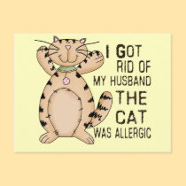 Allergic Cat postcards