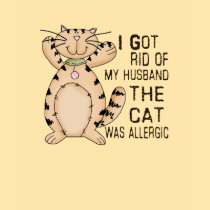 Allergic Cat t-shirts