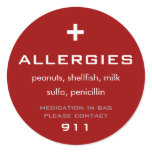 Allergies Sticker