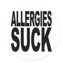 Allergies Suck Sticker