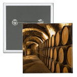 Alley of Barrels at the Winery Buttons