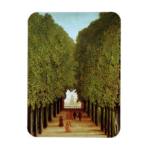 Alleyway in the Park of Saint-Cloud, 1908 (oil on Rectangle Magnets