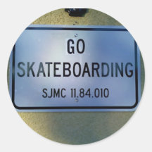 ALLEZ FAIRE DE LA PLANCHE À ROULETTES AUTOCOLLANTS