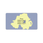 Alliance Northern Ireland flag Custom Address Label