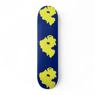 Alliance Northern Ireland flag Skate Board Decks by FlagLibrary