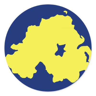 Alliance Northern Ireland flag Round Stickers by FlagLibrary